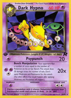 Dark Hypno 26/82 — Team Rocket