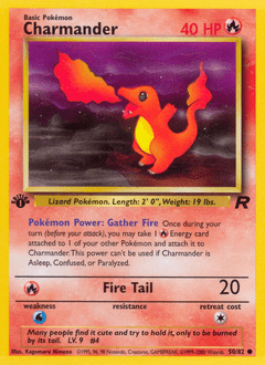 Charmander 50/82 — Team Rocket