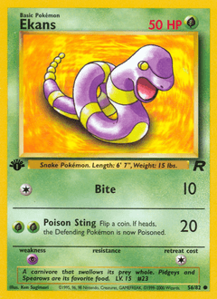 Ekans 56/82 — Team Rocket