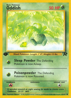Oddish 63/82 — Team Rocket