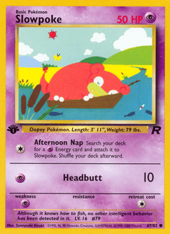 Slowpoke 67/82 — Team Rocket
