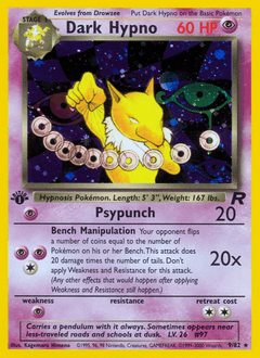 Dark Hypno 9/82 — Team Rocket