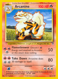 Arcanine 36/110 — Legendary Collection