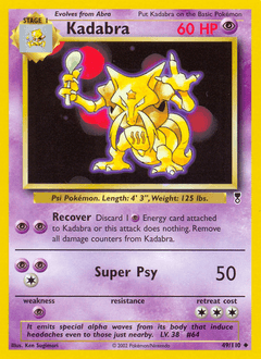 Kadabra 49/110 — Legendary Collection
