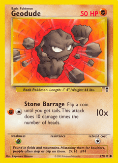 Geodude 77/110 — Legendary Collection