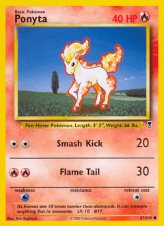 Ponyta 87/110 — Legendary Collection
