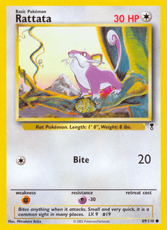 Rattata 89/110 — Legendary Collection