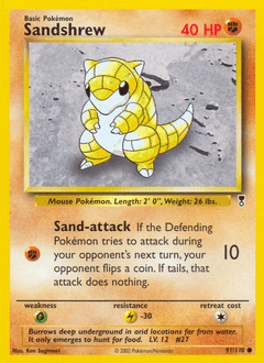 Sandshrew 91/110 — Legendary Collection