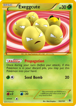 Exeggcute 102/101 — Plasma Blast