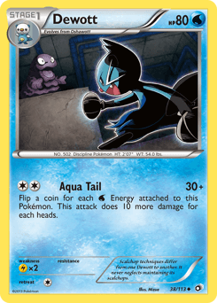 Dewott 38/113 — Legendary Treasures