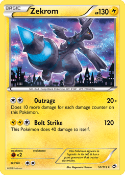 Zekrom 51/113 — Legendary Treasures