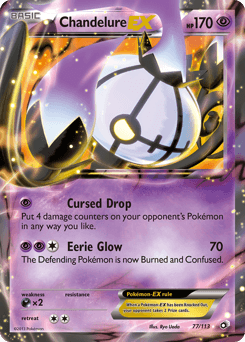 Chandelure-EX 77/113 — Legendary Treasures