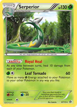 Serperior 8/113 — Legendary Treasures