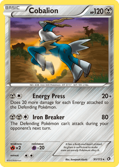 Cobalion 91/113 — Legendary Treasures