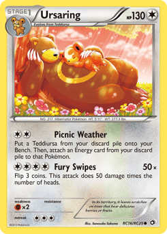 Ursaring RC16/113 — Legendary Treasures