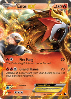 Entei-EX 13/108 — Dark Explorers