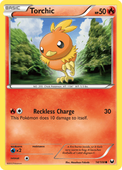 Torchic 14/108 — Dark Explorers