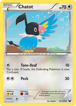 Chatot 85/108 — Dark Explorers
