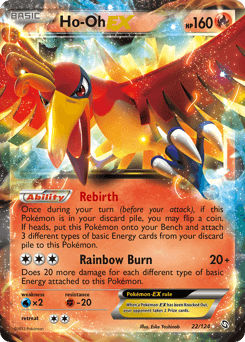 Ho-Oh-EX 22/124 — Dragons Exalted