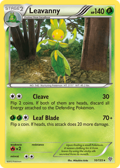 Leavanny 10/135 — Plasma Storm