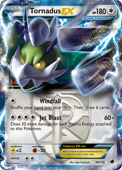 Tornadus-EX 98/116 — Plasma Freeze