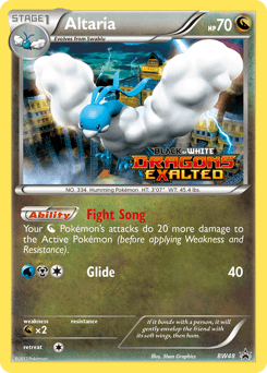 Altaria BW48/101 — BW Black Star Promos