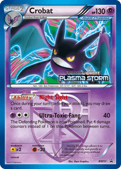 Crobat BW51/101 — BW Black Star Promos