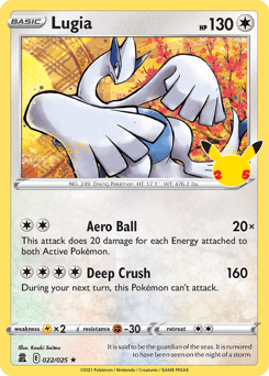 Lugia 22/25 — Celebrations