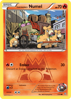 Team Magma's Numel 1/34 — Double Crisis