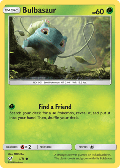 Bulbasaur 1/18 — Detective Pikachu