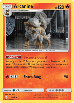 Arcanine 6/18 — Detective Pikachu