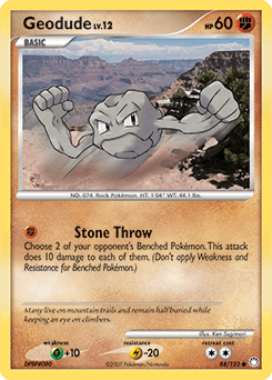 Geodude 84/123 — Mysterious Treasures