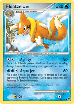 Floatzel 37/106 — Great Encounters