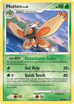 Mothim 42/100 — Majestic Dawn