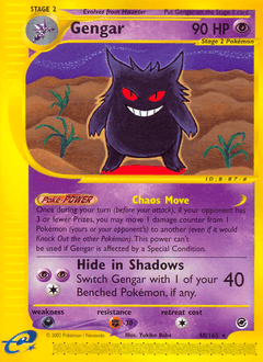 Gengar 48/165 — Expedition Base Set