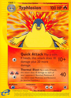 Typhlosion 64/165 — Expedition Base Set