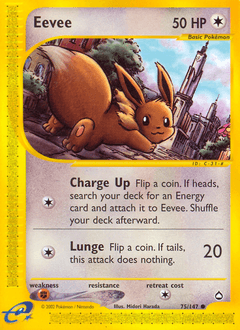 Eevee 75/147 — Aquapolis