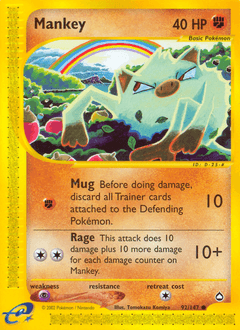 Mankey 92/147 — Aquapolis