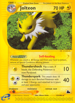 Jolteon 13/144 — Skyridge