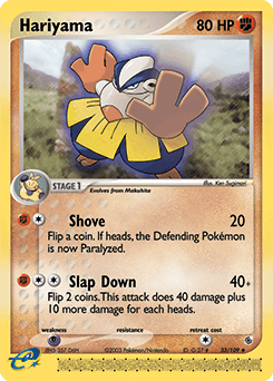 Hariyama 33/109 — Ruby & Sapphire