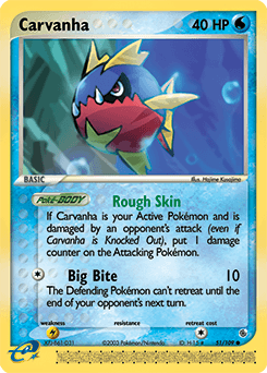 Carvanha 51/109 — Ruby & Sapphire