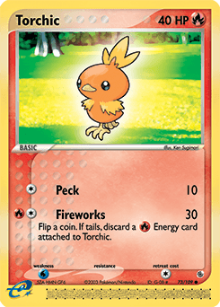 Torchic 73/109 — Ruby & Sapphire