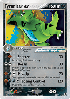 Tyranitar ex 111/115 — Unseen Forces