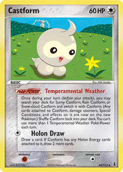 Castform 34/113 — Delta Species