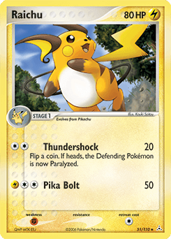 Raichu 51/110 — Holon Phantoms