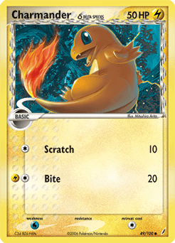 Charmander δ 49/100 — Crystal Guardians
