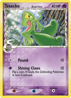 Treecko δ 68/100 — Crystal Guardians