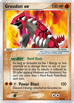 Groudon ex 93/100 — Crystal Guardians