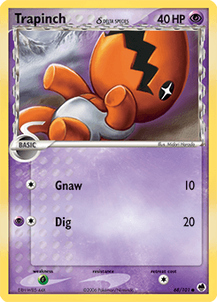 Trapinch δ 68/101 — Dragon Frontiers