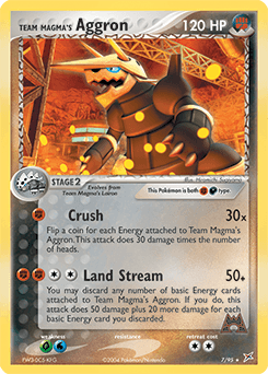 Team Magma's Aggron 7/95 — Team Magma vs Team Aqua